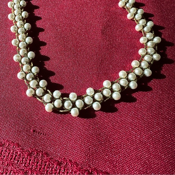 Pretty Pearl braid necklace by Napier - Picture 4 of 6
